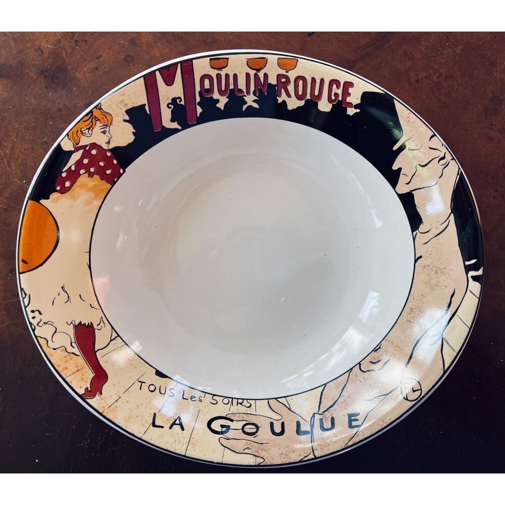 SANGO Cabaret Bowls Coup Soup Toulouse Dancers Stoneware 12 bowls available